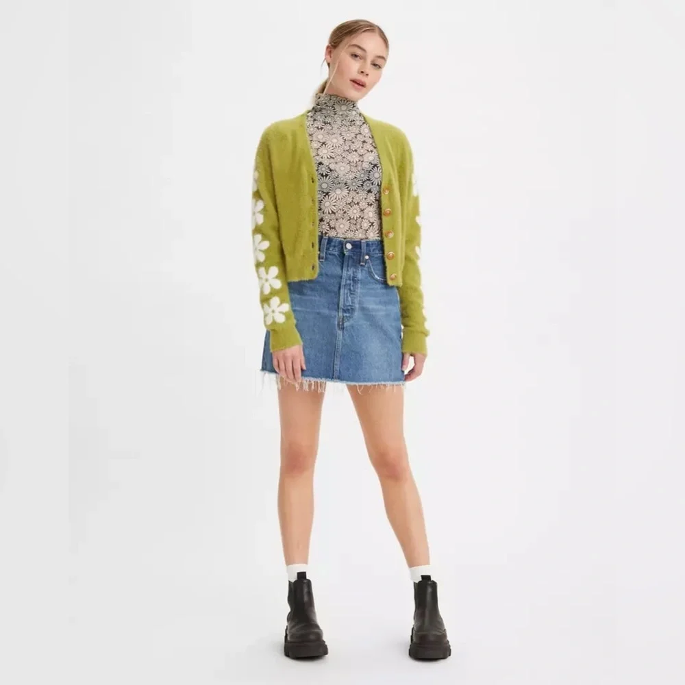 Levi’s Ribcage Denim Skirt - Picture 2 of 4